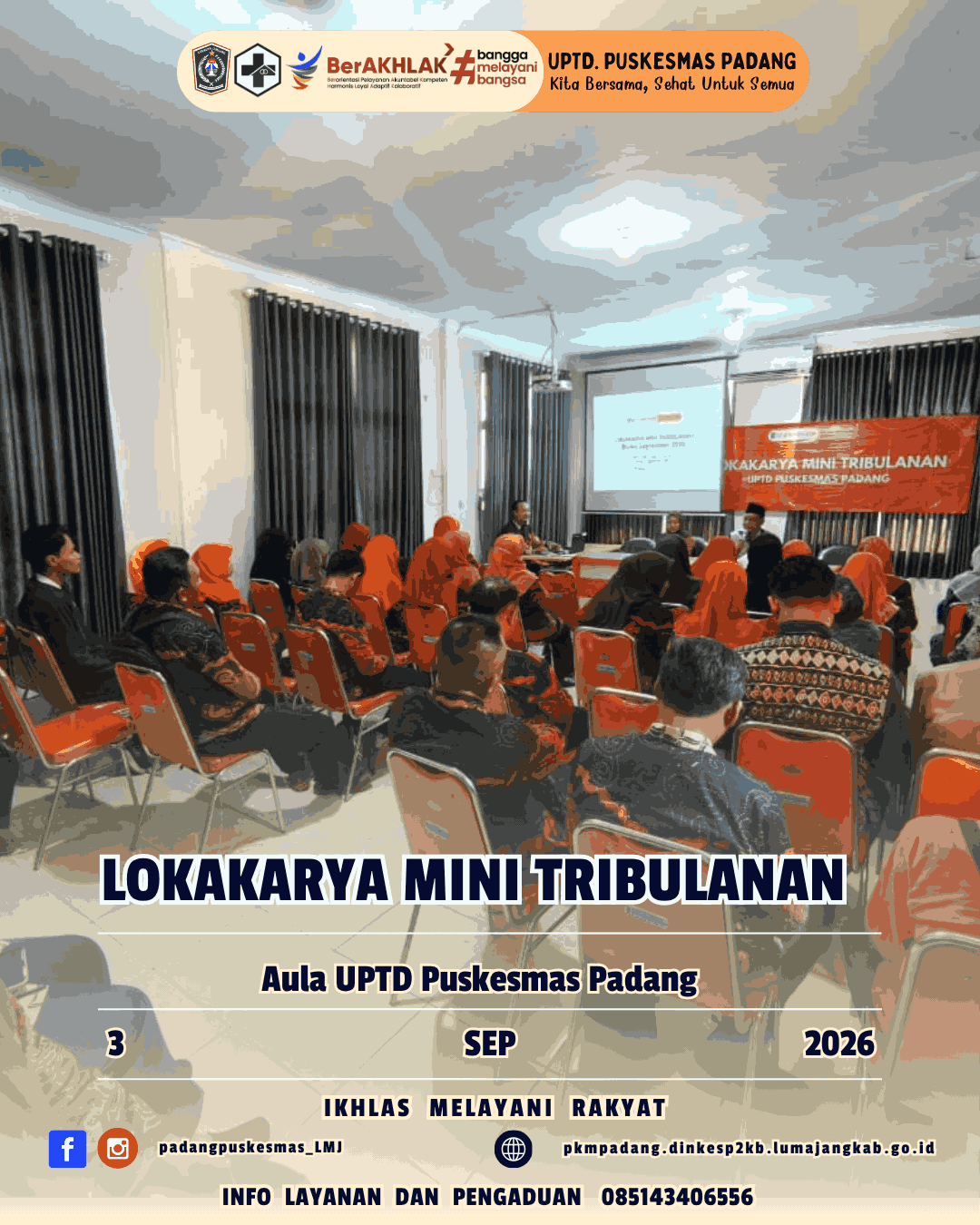Lokakarya Mini Tribulanan Lintas Sektor UPTD Puskesmas Padang