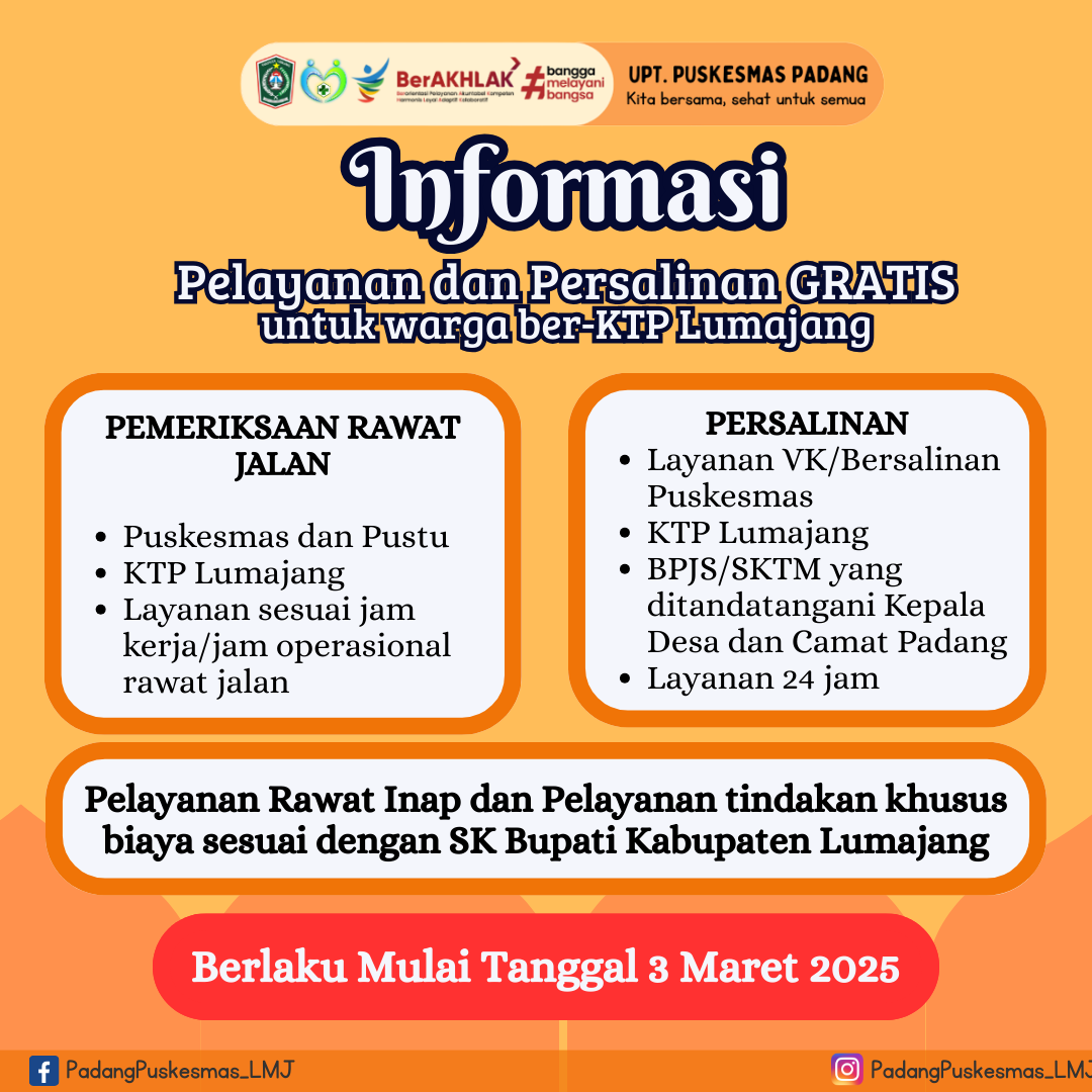 PELAYANAN KESEHATAN DAN PERSALINAN GRATIS