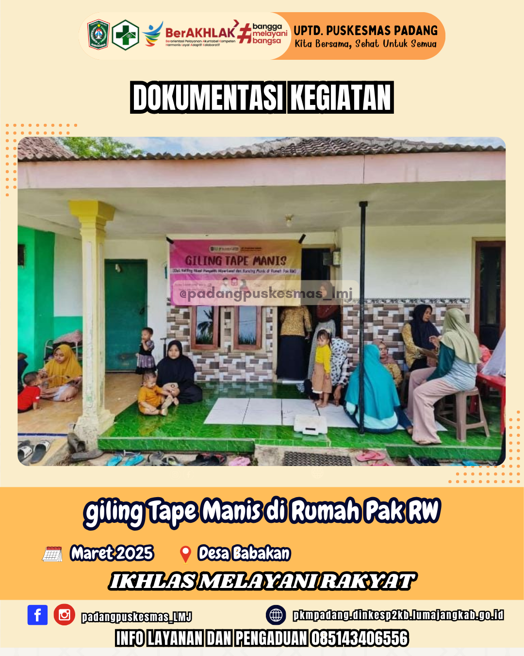 Giling Tape Manis di Rumah Pak RW