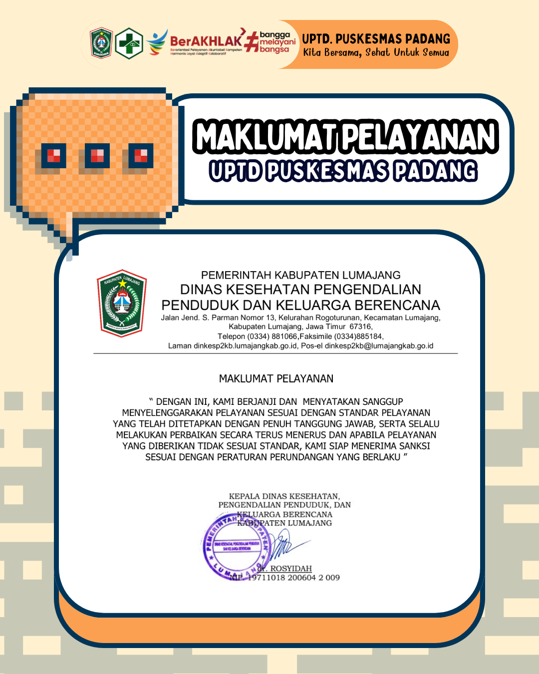 Maklumat pelayanan